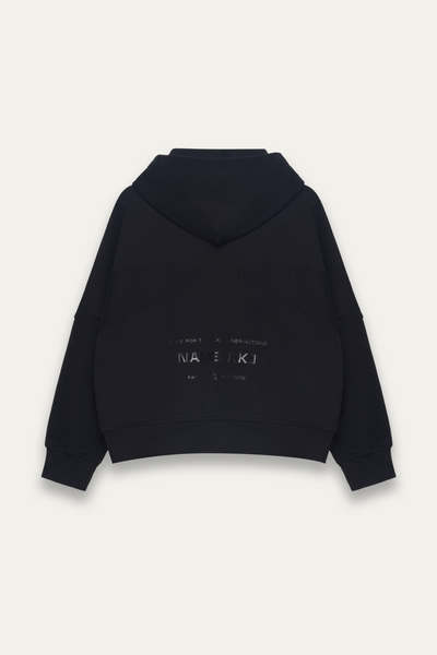 MAURICE WARM-UP HOODIE EUPHORIC BLACK