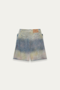 NATRON CROSS JEAN SHORTS MIRROR LAKE BLUE