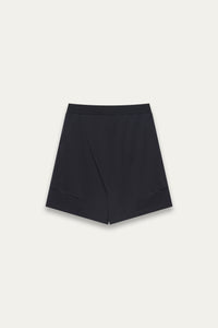 KIRK PLEATED SHORTS EUPHORIC BLACK