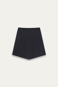 KIRK PLEATED SHORTS EUPHORIC BLACK
