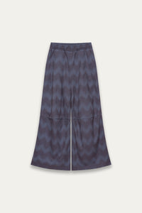 TOWSON PLEATED TROUSERS SPACE WAVE BLUE