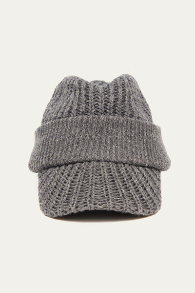 DAVE KNITTED FEDORA SILENT GREY