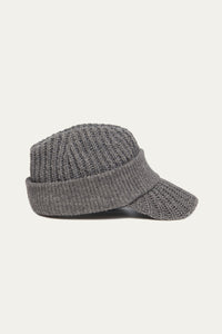 DAVE KNITTED FEDORA SILENT GREY