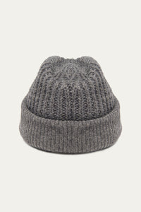 DAVE KNITTED FEDORA SILENT GREY