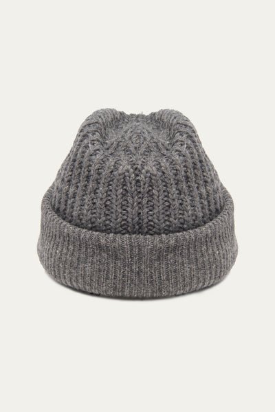 DAVE KNITTED FEDORA SILENT GREY