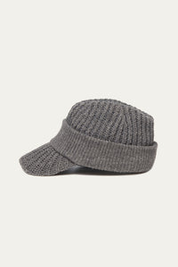 DAVE KNITTED FEDORA SILENT GREY