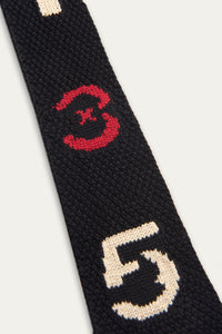 NUMERO KNIT TIE EUPHORIC BLACK