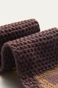 NUMERO KNIT TIE MARSH BROWN