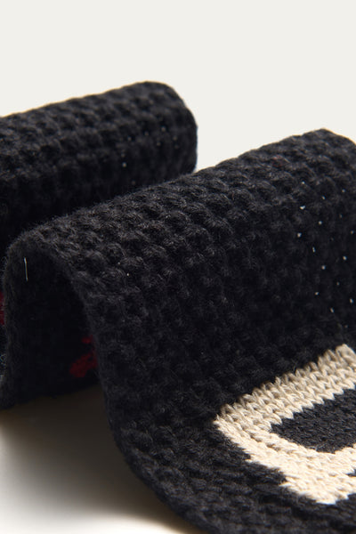 NUMERO KNIT TIE EUPHORIC BLACK