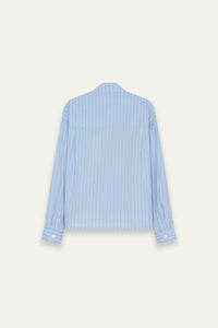 SARIO BOMBER LS SHIRT LAKE STRIPE (NAMESAKE EXCLUSIVES)