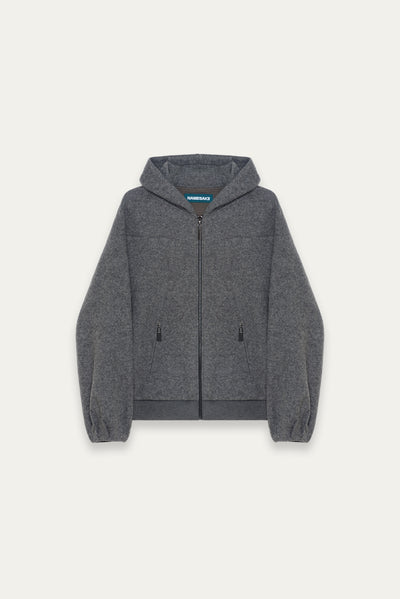 EARL ZIP HOODIE ASH GREY (NAMESAKE EXCLUSIVE)
