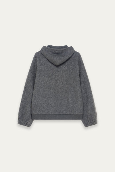 EARL ZIP HOODIE ASH GREY (NAMESAKE EXCLUSIVE)