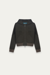 MAURICE WARM-UP HOODIE ULTIMATE GREY (FITTED VERSION) (NAMESAKE EXCLUSIVE)