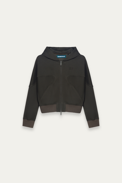 MAURICE WARM-UP HOODIE ULTIMATE GREY (FITTED VERSION) (NAMESAKE EXCLUSIVE)