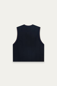 TWOFOLD IVY VEST EUPHORIC BLACK (NAMESAKE EXCLUSIVE)