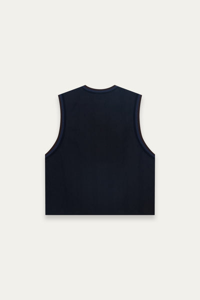 TWOFOLD IVY VEST EUPHORIC BLACK (NAMESAKE EXCLUSIVE)