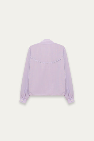 N-CREW TRACK SHIRT JACKET PUFF GRAPE (NAMESAKE EXCLUSIVE)