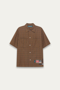 1900 BASIC SHIRT GRID BROWN (NAMESAKE EXCLUSIVE)