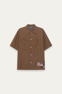 1900 BASIC SHIRT GRID BROWN (NAMESAKE EXCLUSIVE)