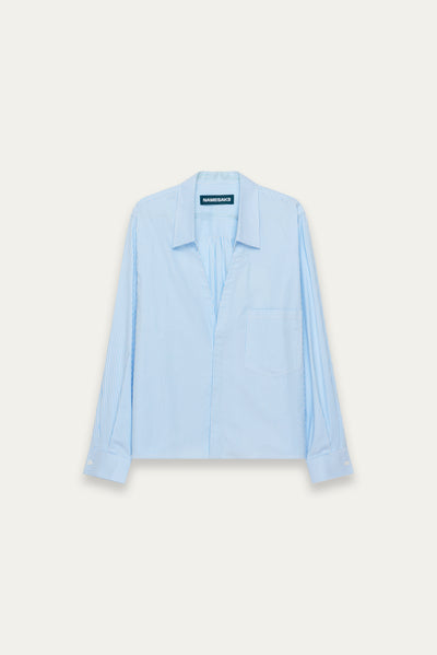 TODD REGULAR LS SHIRT CERILEAN STRIPE (NAMESAKE EXCLUSIVE)