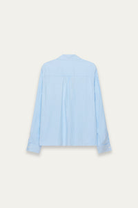 TODD REGULAR LS SHIRT CERULEAN STRIPE (NAMESAKE EXCLUSIVE)