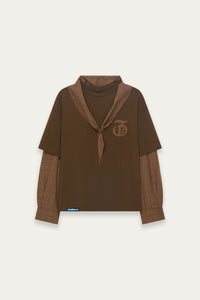 ANDY DL SLEEVE TEE COCO BROWN (NAMESAKE EXCLUSIVE)