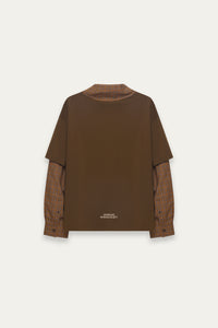 ANDY DL SLEEVE TEE COCO BROWN (NAMESAKE EXCLUSIVE)