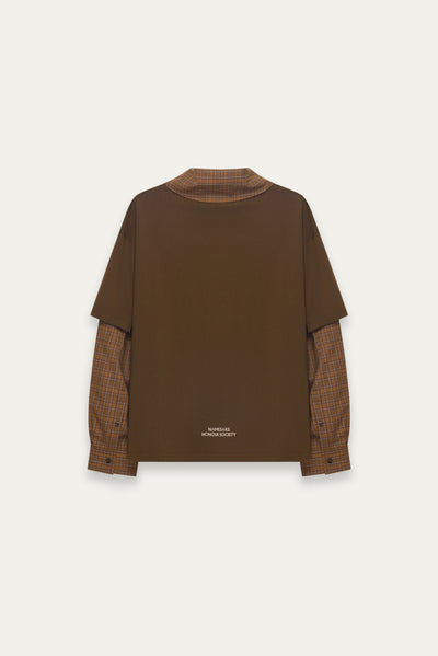 ANDY DL SLEEVE TEE COCO BROWN (NAMESAKE EXCLUSIVE)