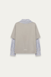 ANDY DL SLEEVE TEE SLATE GREY (NAMESAKE EXCLUSIVE)