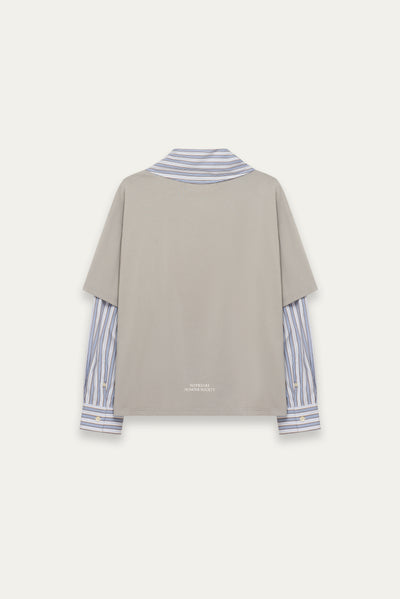 ANDY DL SLEEVE TEE SLATE GREY (NAMESAKE EXCLUSIVE)