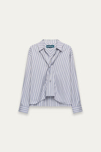 TODD TWIST STANDARD SHIRT ASHEN BLUE