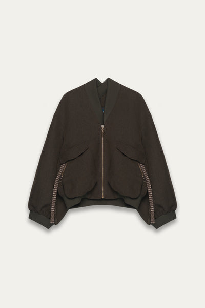 KIRK FLIGHT JACKET OLIVE GREEN