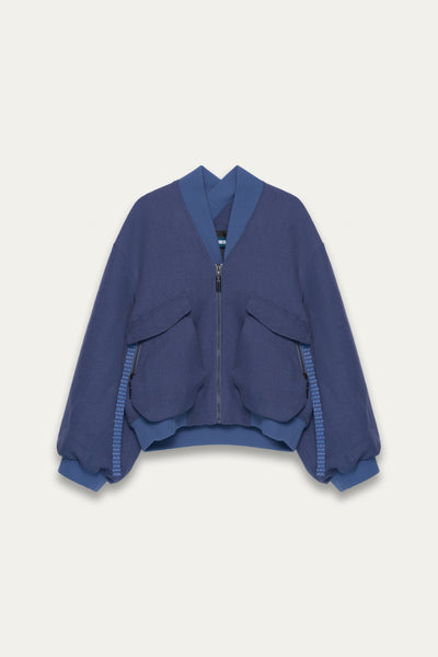 KIRK FLIGHT JACKET DEPTH BLUE