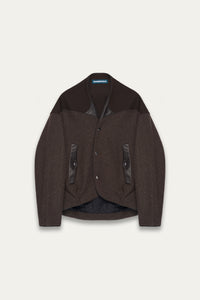 IVAN FLEECE JACKET STAGNANT BROWN
