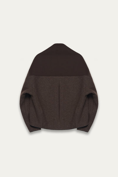 IVAN FLEECE JACKET STAGNANT BROWN