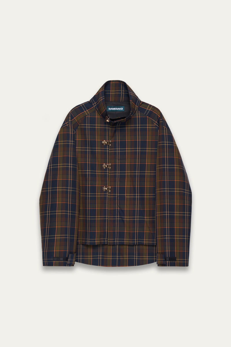 ジャケット・アウター check frill shirt blouson FEKETE WALTON FIELD JACKET HUNTING PLAID