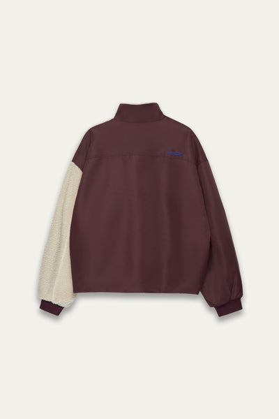 NORTH TWIST FLEECE CABERNET RED