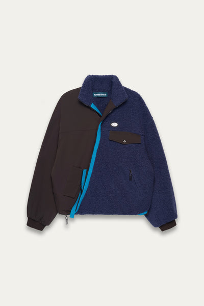 NORTH TWIST FLEECE DEPTH BLUE