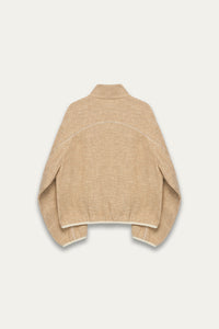 SIDNEY TRACK SHIRT SANDSTORM TAN