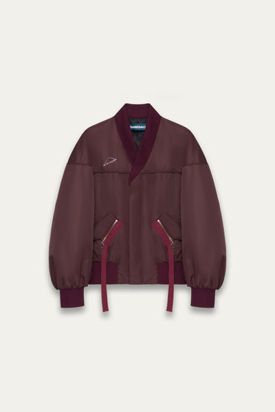 KIYAN CARGO BOMBER CABERNET RED