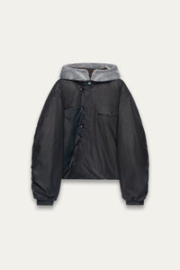 YORK WINTER BOMBER PULLOVER EUPHORIC BLACK