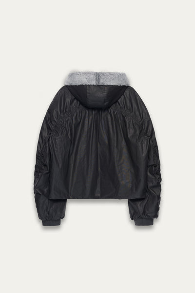 YORK WINTER BOMBER PULLOVER EUPHORIC BLACK