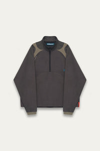 NEWMAN HALF ZIP SWEATER ASH GREY
