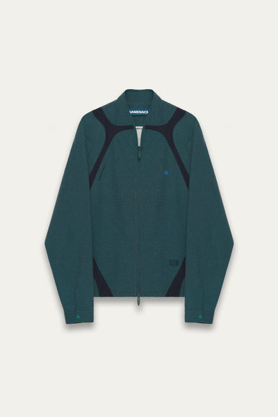 HORIZON ZIP SHIRT NAMESAKE GREEN