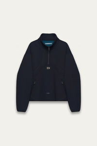 BOUNCE BACK HALF ZIP SWEATER EUPHORIC BLACK