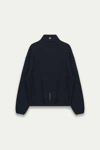 BOUNCE BACK HALF ZIP SWEATER EUPHORIC BLACK