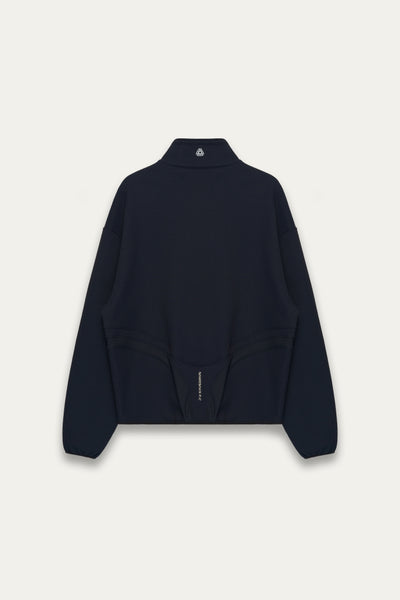 BOUNCE BACK HALF ZIP SWEATER EUPHORIC BLACK
