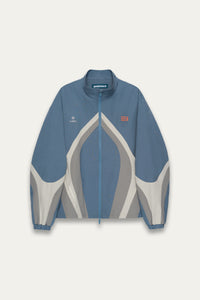 ANCHOR TRACK JACKET DRIZZLE BLUE