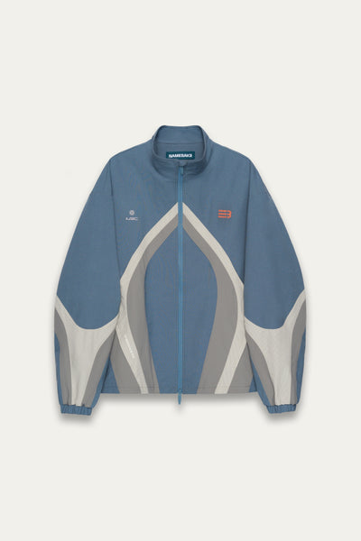 ANCHOR TRACK JACKET DRIZZLE BLUE