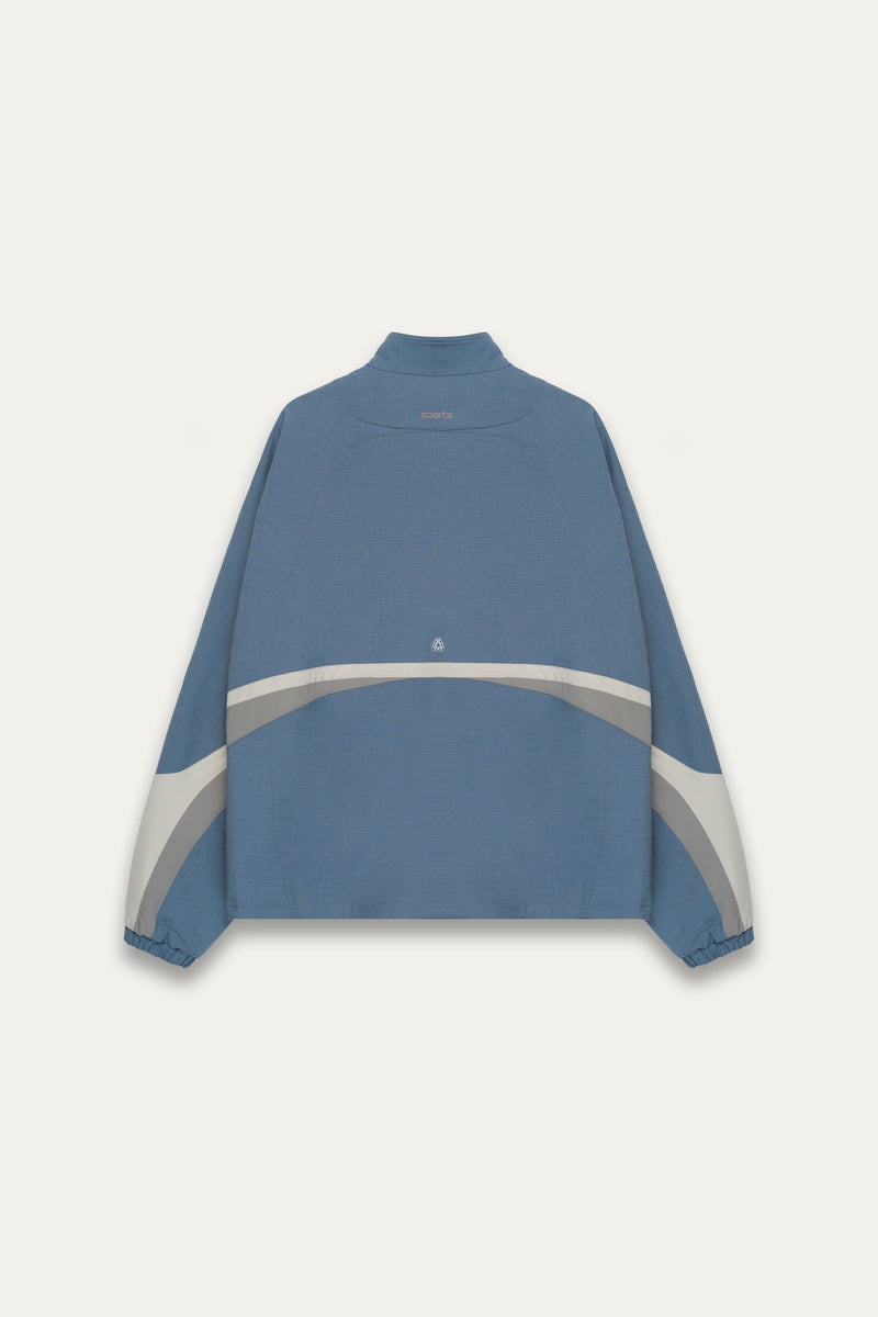 ANCHOR TRACK JACKET DRIZZLE BLUE